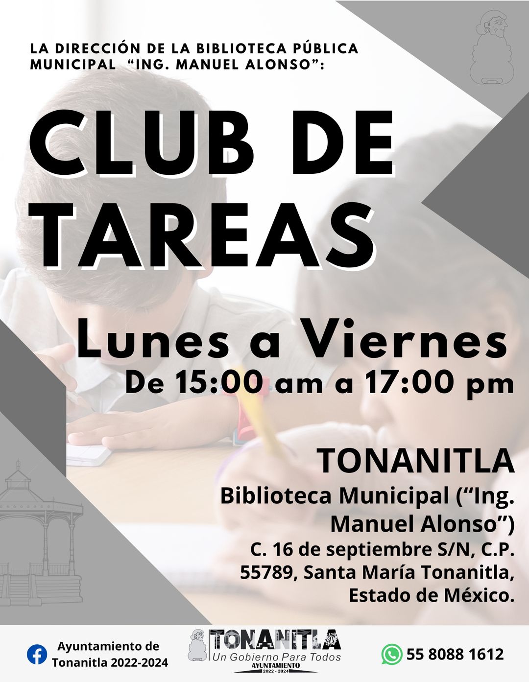 La Biblioteca Municipal Ing Manuel Alonso te invita al Club