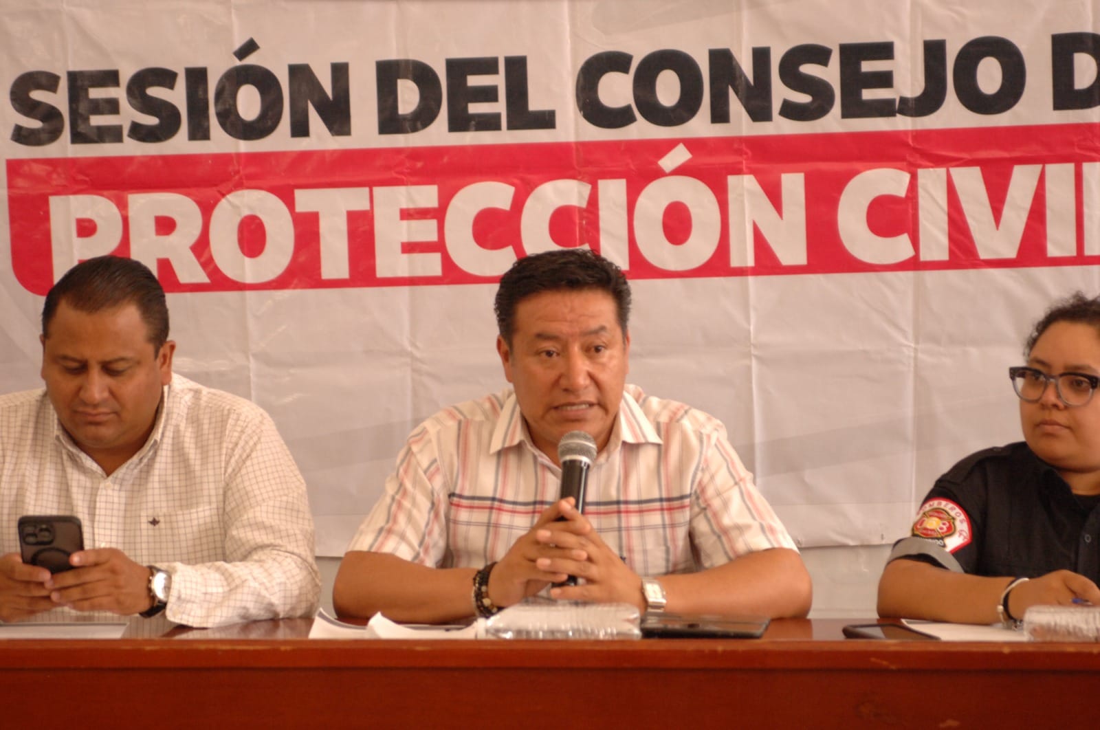 Mediante la presentacion del reporte de ProteccionCivil de la