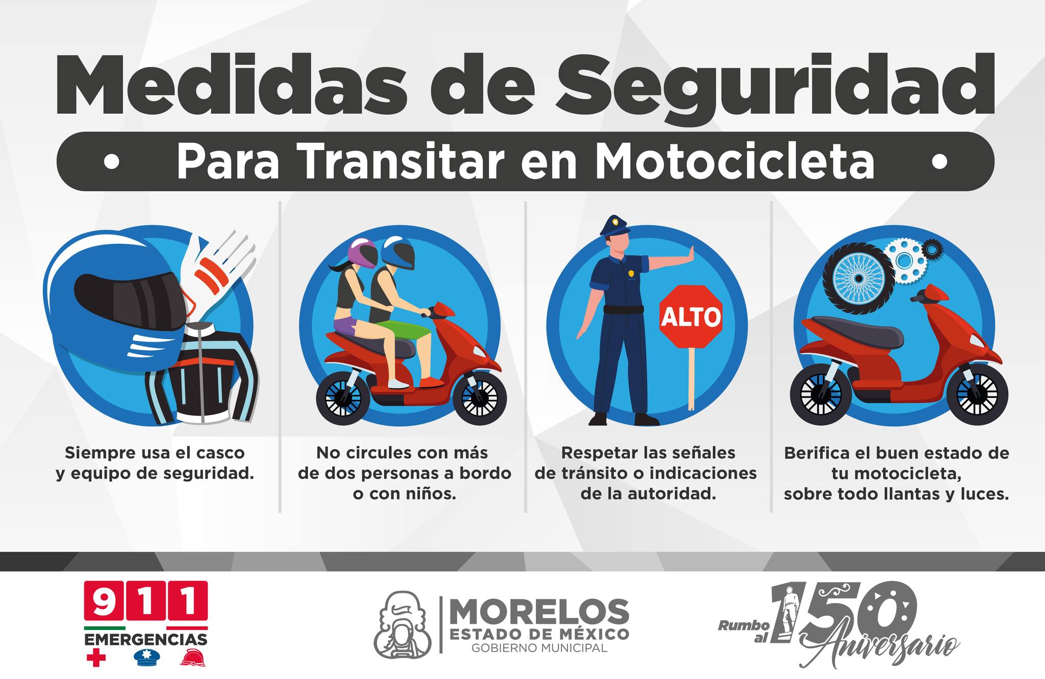 No arriesgues tu vida por un momento Casco obligatorio seguridad