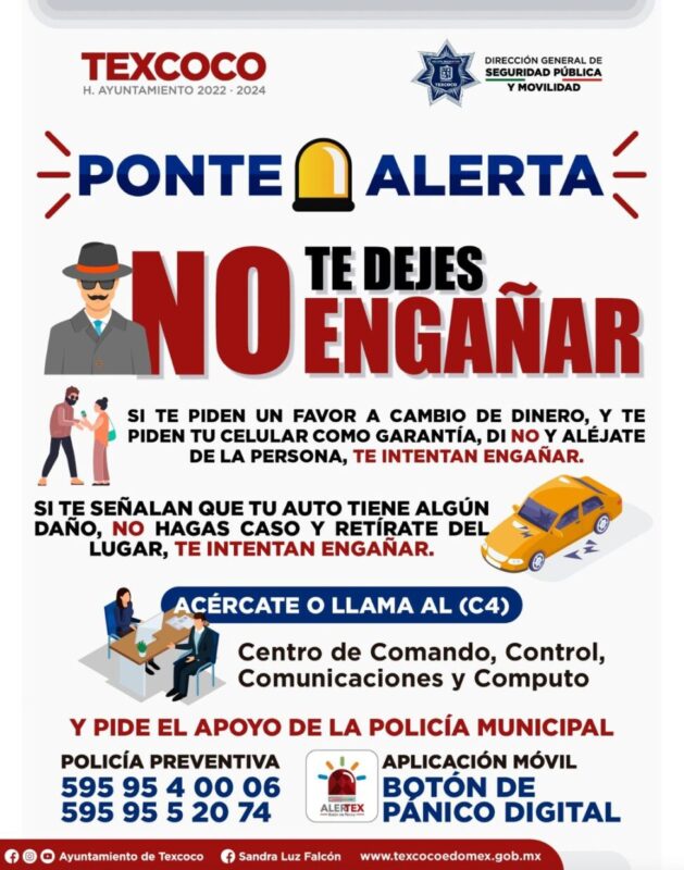 No te dejes engañar. Te dejamos los números de emergencia si requieres apoyo