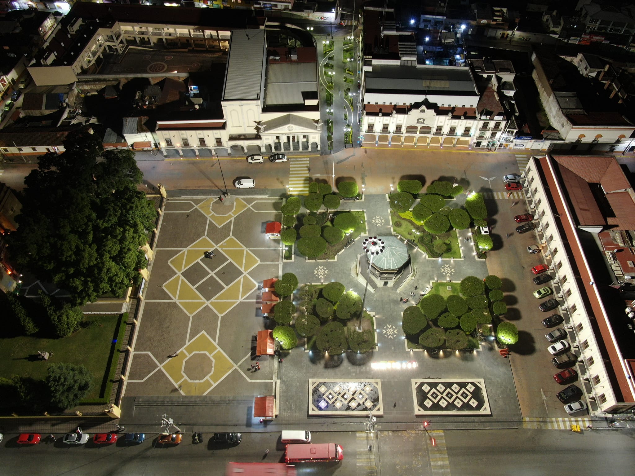 Que bonito es el centro de Lerma Cuando hay luz