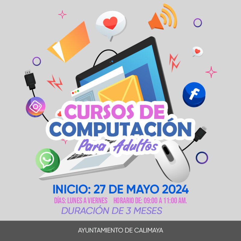 Te invitamos a ser parte del Curso de Computacion Basica