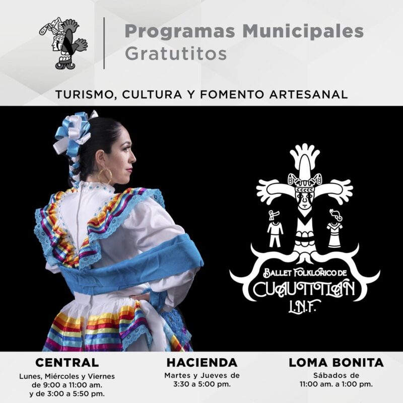 Te invitamos a unirte al grupo de Balet Folklorico de