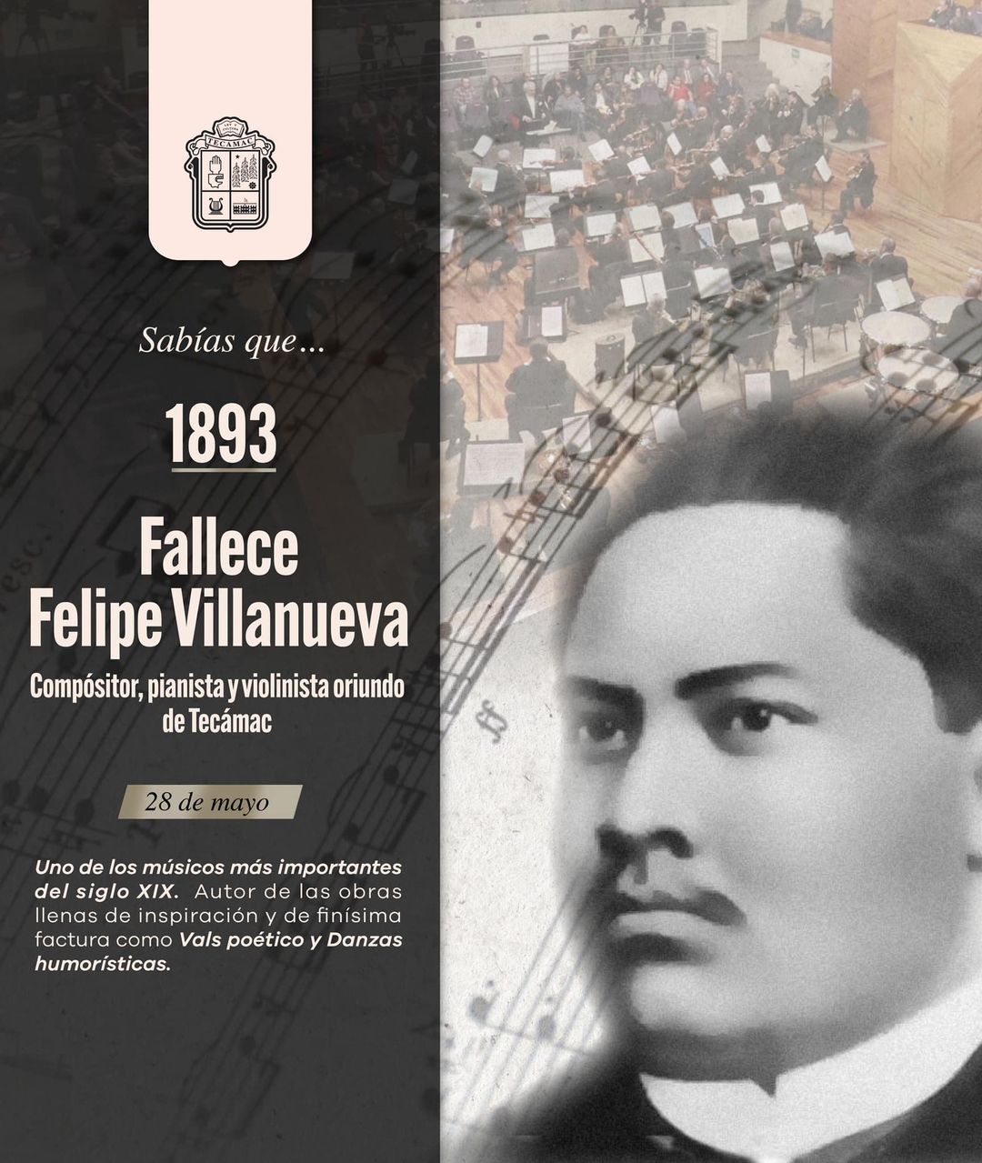 Un dia como hoy pero hace 131 anos fallece FelipeVillanueva