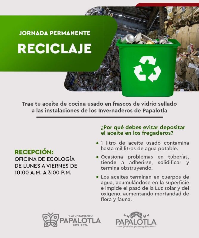 cuidemoselplaneta ¡Unete a la Jornada Permanente de Reciclaje de