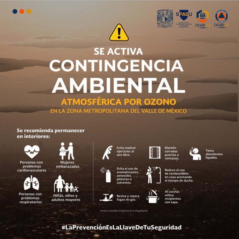 ¡Atencion a toda la ciudadania Se activa ContingenciaAmbiental atmosferica por