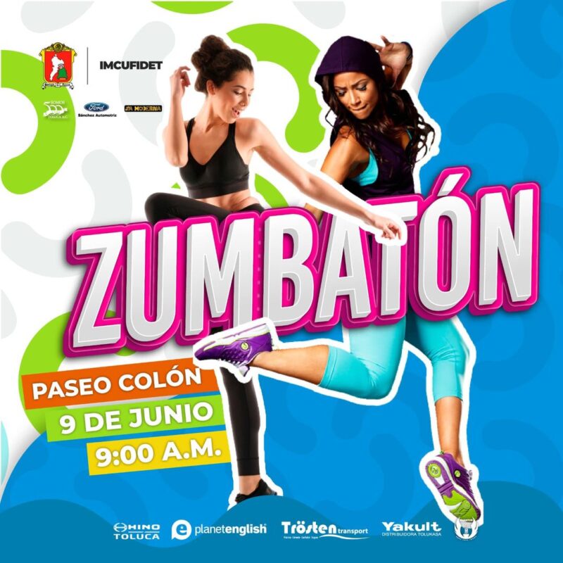 ¡Baila ejercitate y diviertete con nuestro Zumbaton Libera el estres