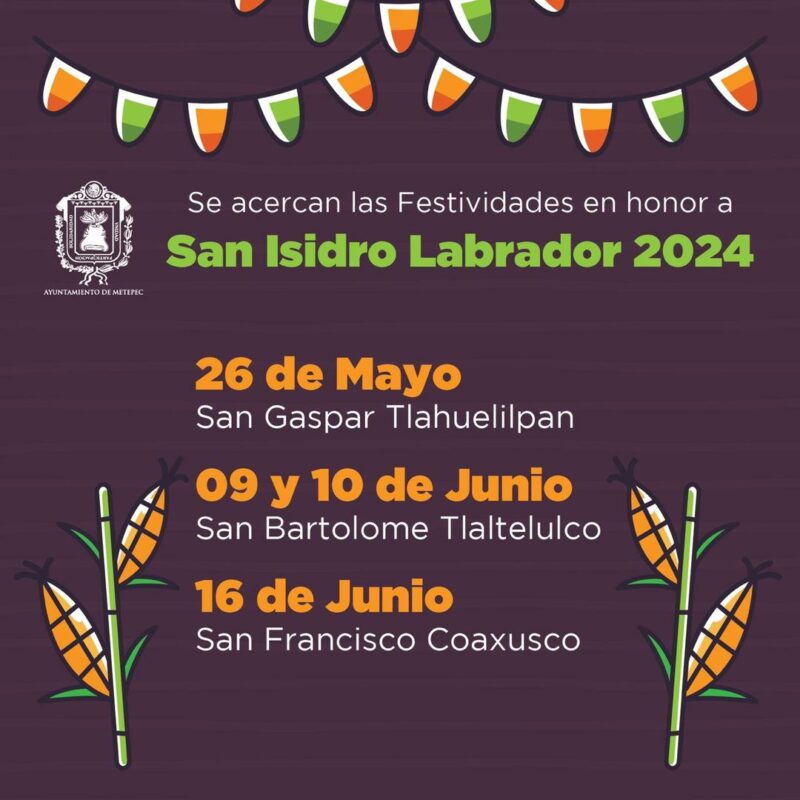 ¡Buenos días! Hoy en San Gaspar, hay fiesta en honor a San Isidro Labrador