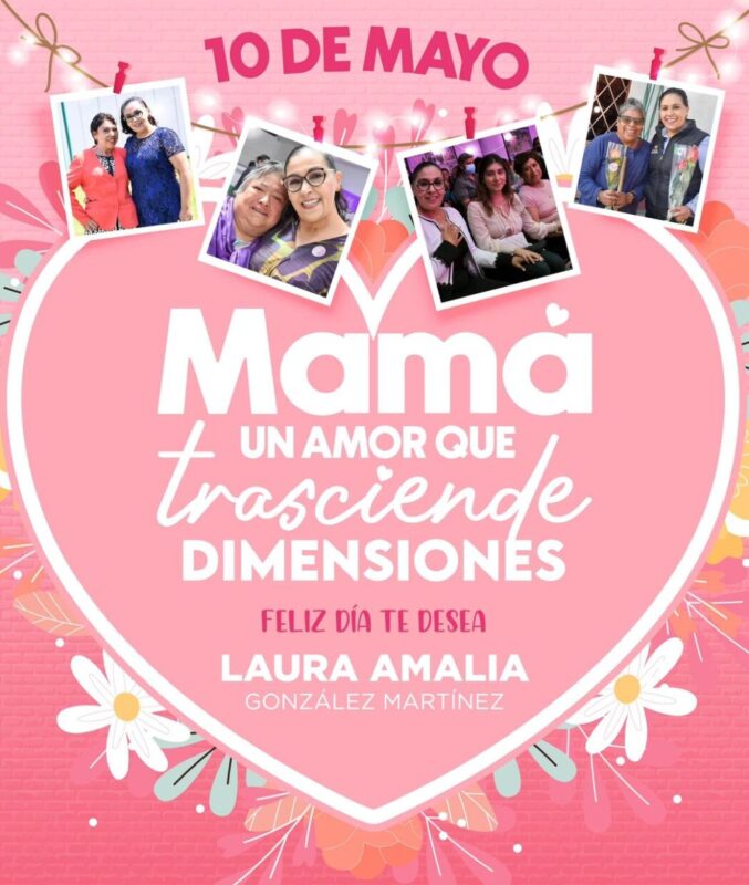 ¡Feliz #DíaDeLasMadres! “Gracias mamá por ser ese motor e inspiración en mi vi