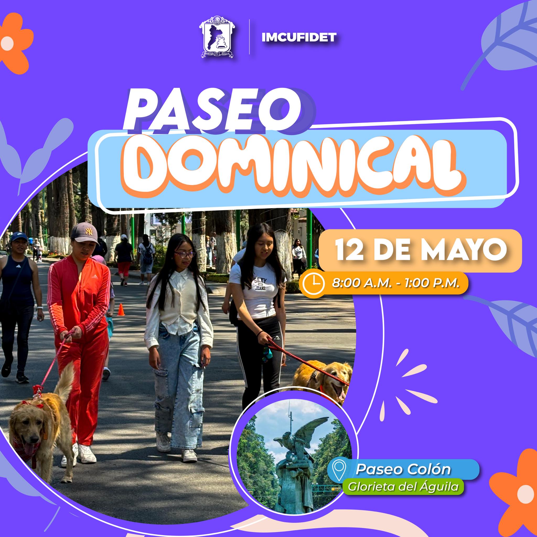 ¡Los domingos se disfrutan mas en nuestro PaseoDominical A partir