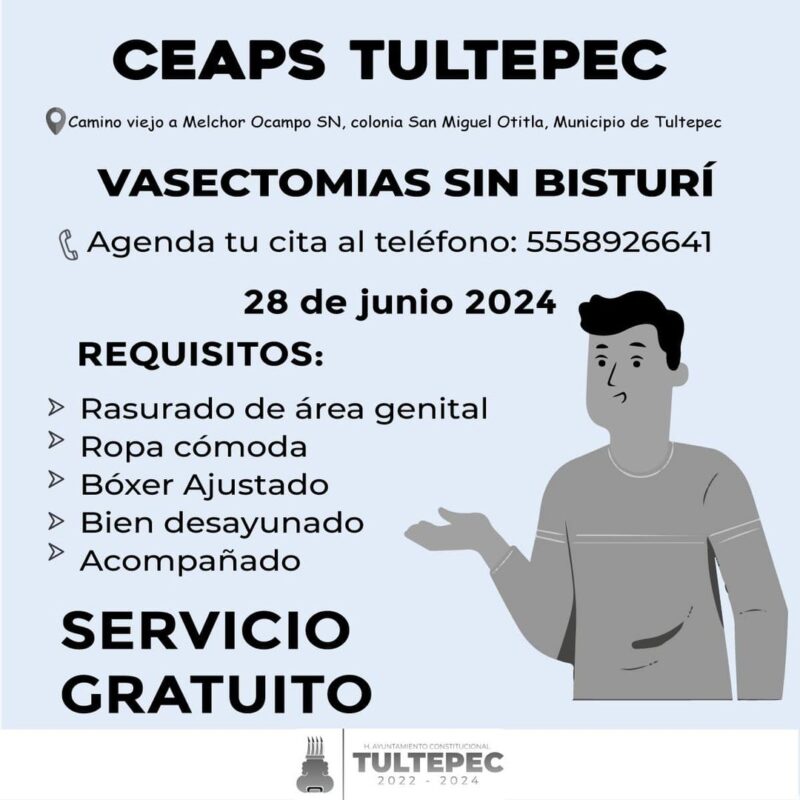 ¡Los esperamos este 28 de junio en el CEAPS Tultepec para la realización de vase