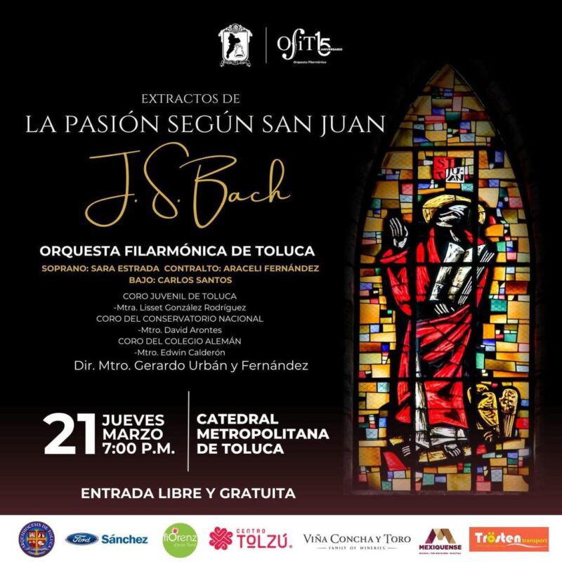 ¡Nos vemos esta tarde en el concierto de nuestra Orquesta Filarmónica de Toluca