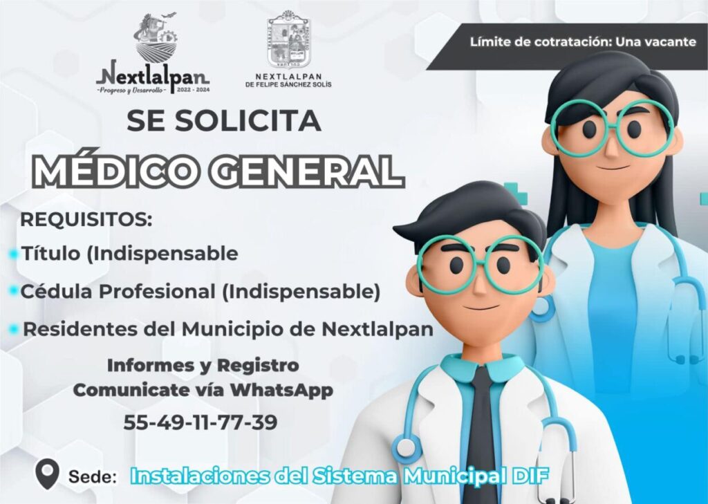 ¡Solicitamos Medico General scaled