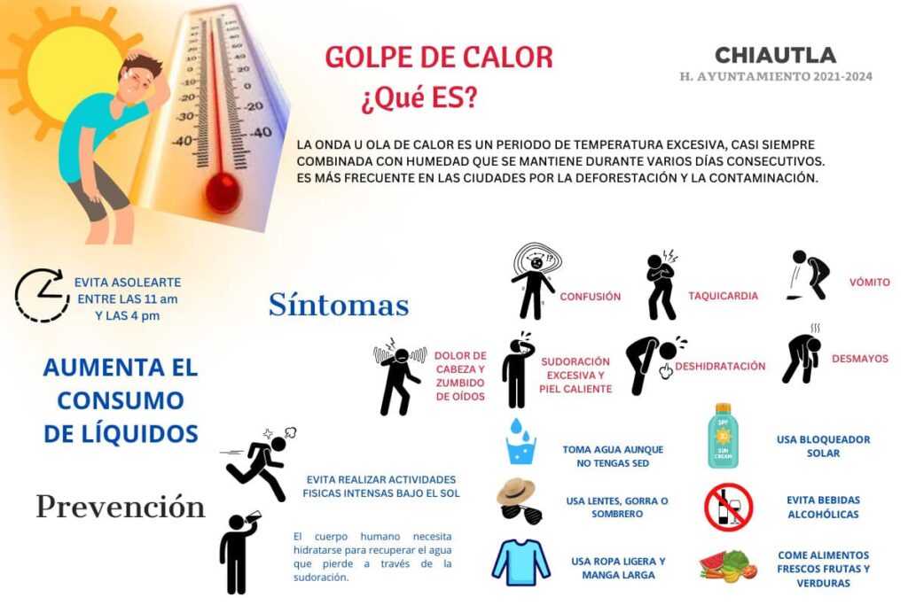 ¿Qué hacer para evitar un #golpedecalor ?