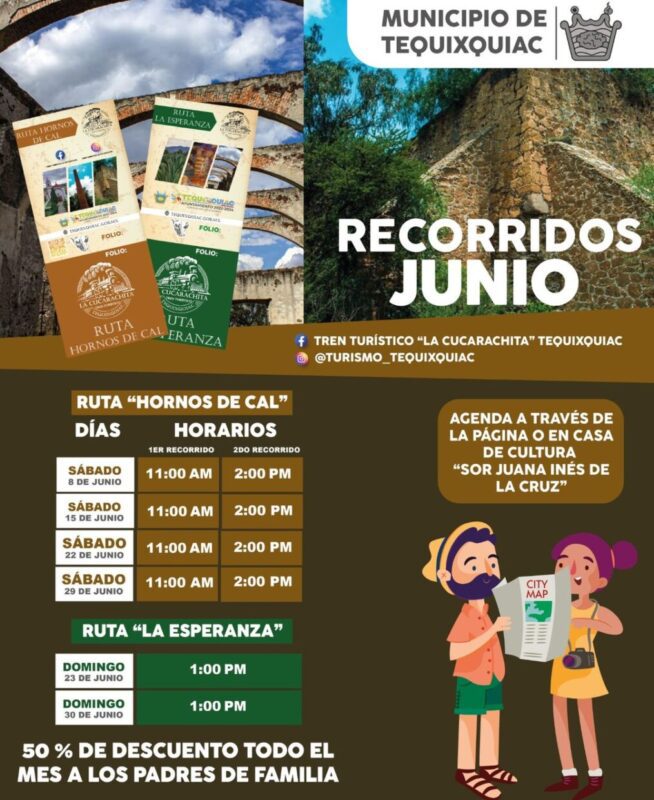 𝗔𝗕𝗥𝗜𝗠𝗢𝗦 𝗛𝗢𝗥𝗔𝗥𝗜𝗢𝗦 𝗣𝗔𝗥𝗔 𝗘𝗟 𝗠𝗘𝗦 𝗗𝗘 𝗝𝗨𝗡𝗜𝗢 ¡NO TE QUEDES SIN RECORRIDO!