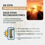 Para cuidar de tu salud en esta temporada de calor