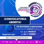 Te presentamos la convocatoria del Certamen de Innovación en Transparencia