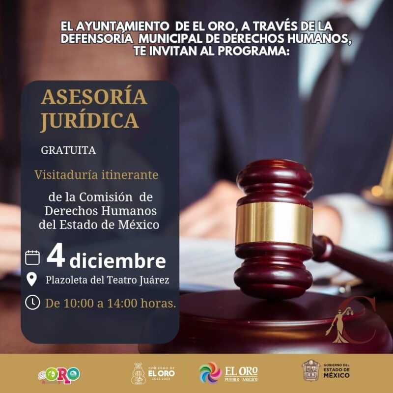 1732815877 El Ayuntamiento de El Oro a traves de la Defensoria