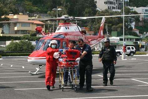 relampagos rescate helicoptero estado de mexico
