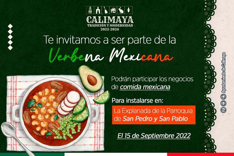 1663016623 Te invitamos a la VerbenaMexicana que se llevara a cabo