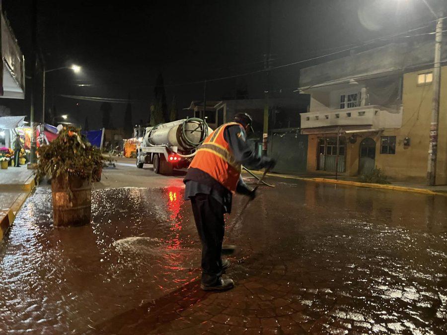 1667307739 835 Continuan los trabajos de limpia para la celebracion de