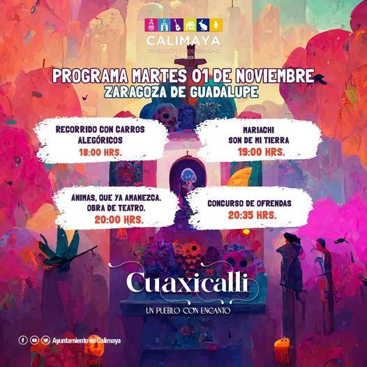 1667332290 El Ayuntamiento de Calimaya te invita a las actividades programadas