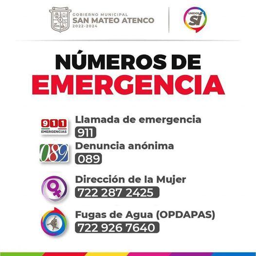 1667420891 Les compartimos los numeros de emergencia a los que pueden