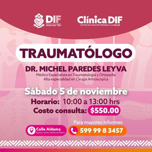 1667423412 ESPECIALIDAD DE TRAUMATOLOGIA EN CLINICA DIF