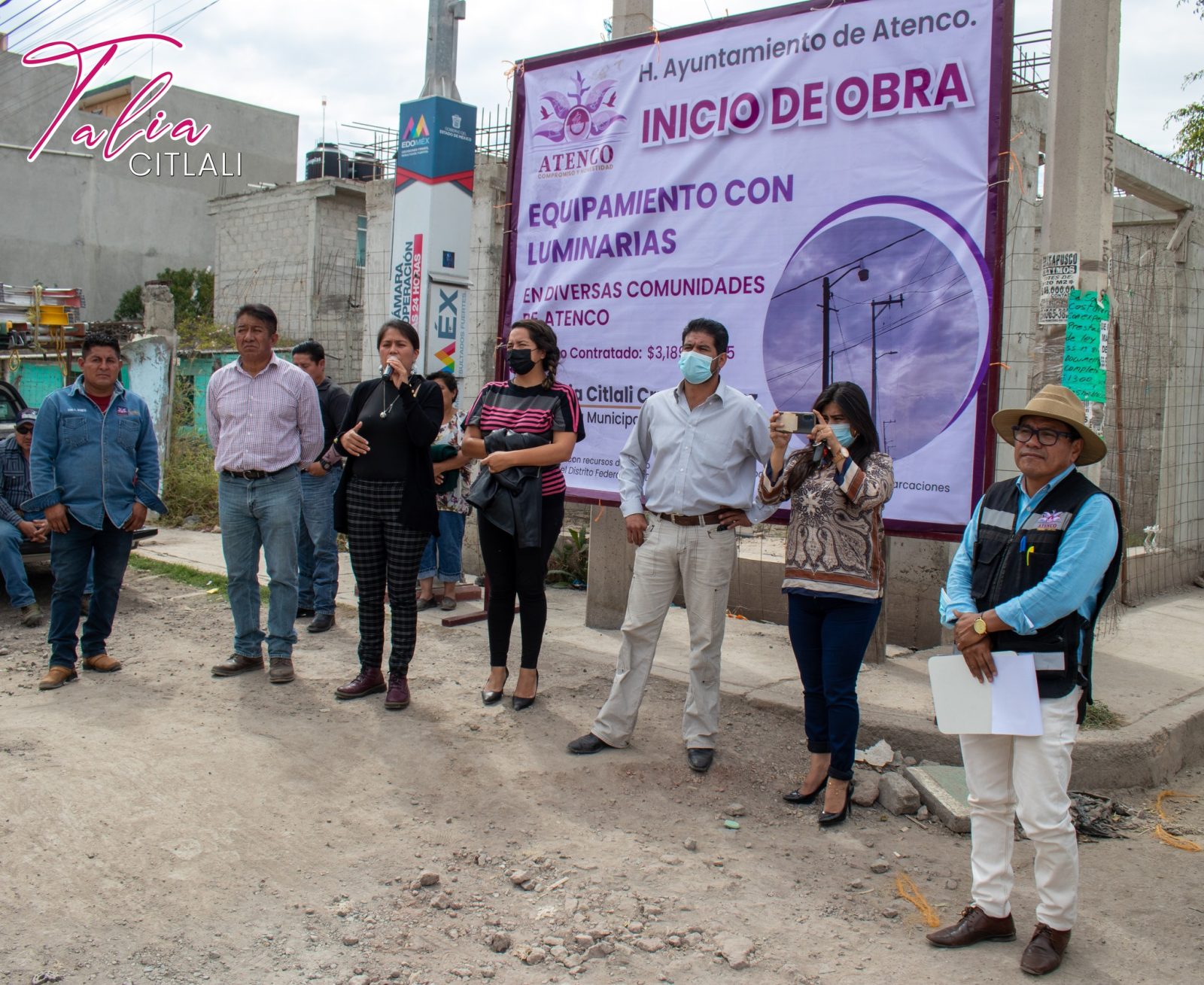 1667659164 988 Inicio de obra Equipamiento con luminarias en diversas comunidades de