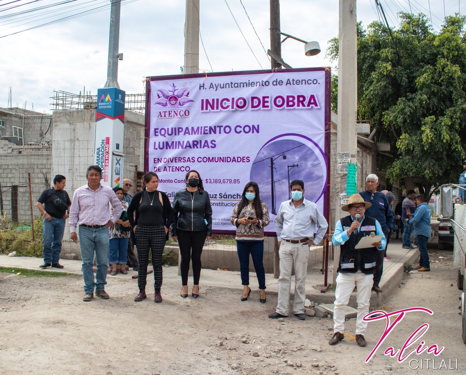 1667659178 Inicio de obra Equipamiento con luminarias en diversas comunidades de