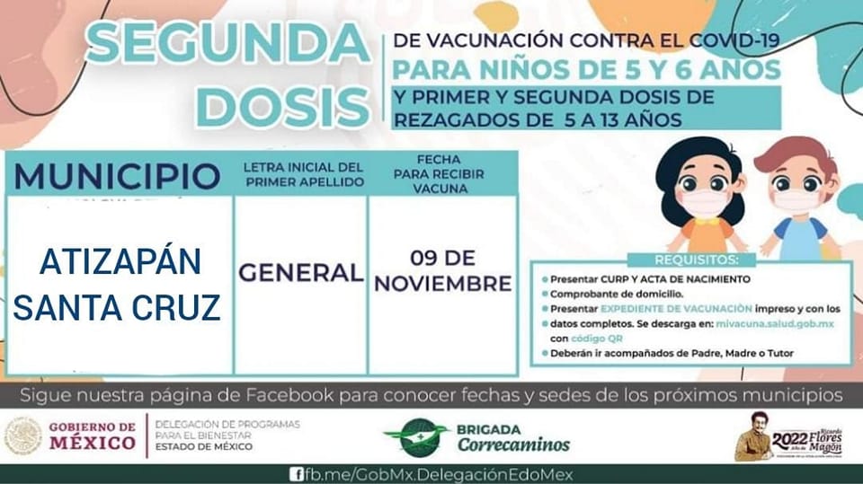 1667777186 No lo olvides este miercoles 9 de Noviembre habra vacunas