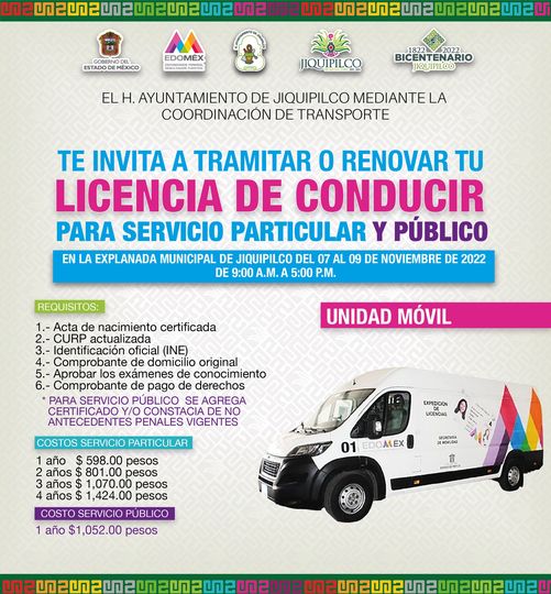 1667842654 La unidad movil para tramitar tu licencia de conducir particular