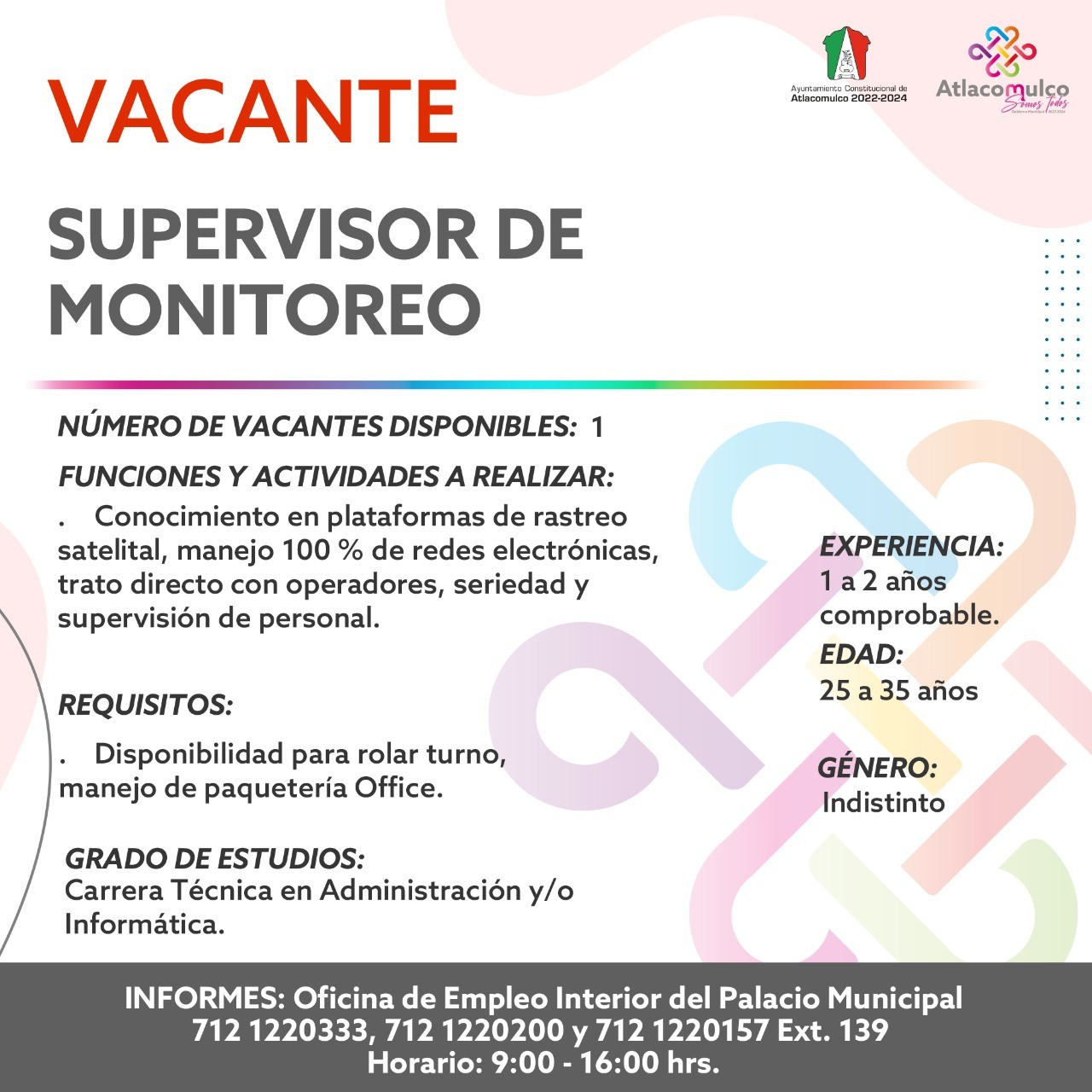 1667843886 788 ¡Te compartimos las vacantes de empleo correspondientes a esta semana