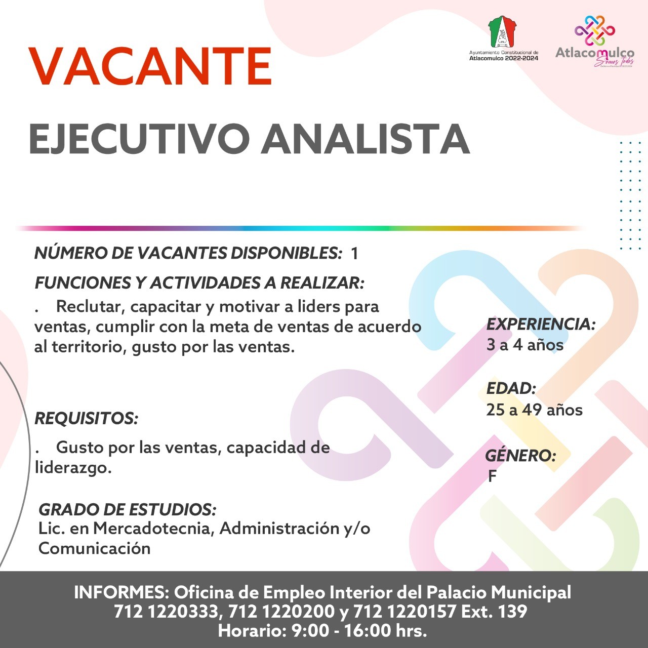 1667843887 29 ¡Te compartimos las vacantes de empleo correspondientes a esta semana