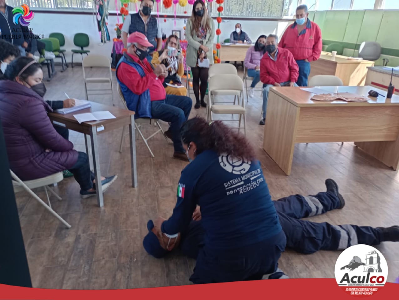 1667859760 868 El dia de hoy elementos de Proteccion Civil y Bomberos