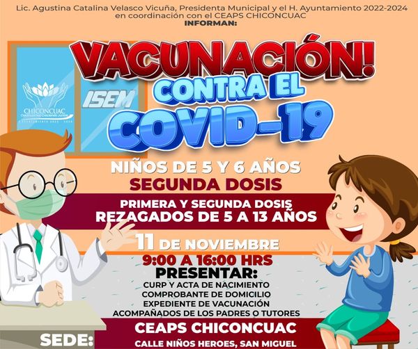 1667909785 JORNADA DE VACUNACION PARA PEQUENOS