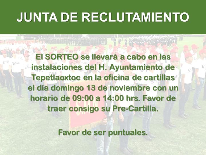 1667915725 Atento aviso para el sorteo de clase 2004 y remisos