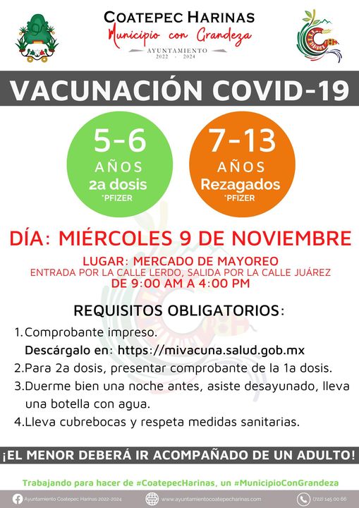 1667918166 AVISO IMPORTANTE CoatepecHarinas MunicipioConGrandeza