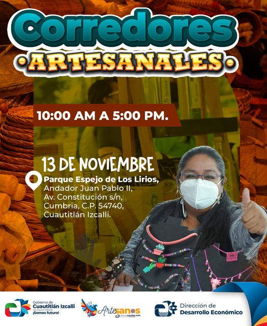 1667927831 Te esperamos este 13 de noviembre en el Corredor Artesanal