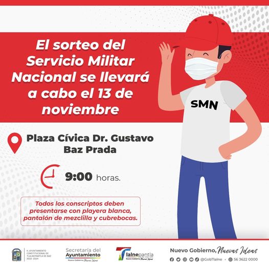 1667997437 Acude al sorteo del Servicio Militar Nacional Deberas presentarte con