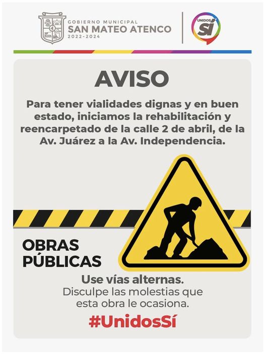 1667998088 Aviso importante Tu Gobierno Municipal ha iniciado trabajos de reencarpetado