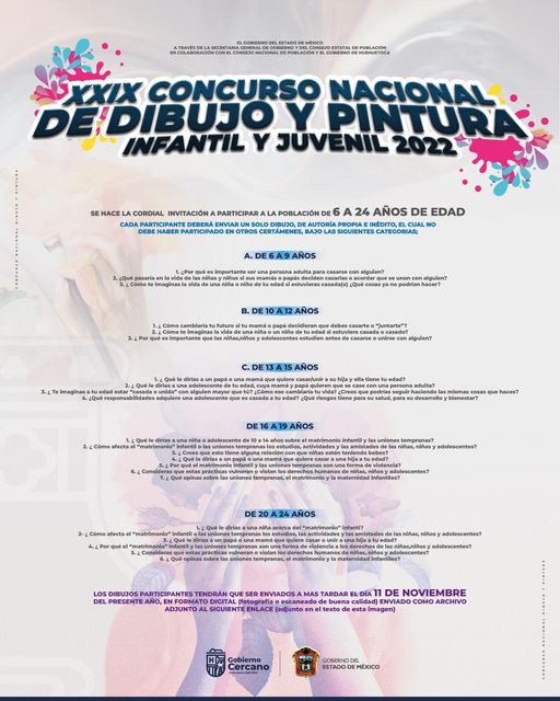 1668021854 XXIX Concurso Nacional de Dibujo y Pintura Infantil y