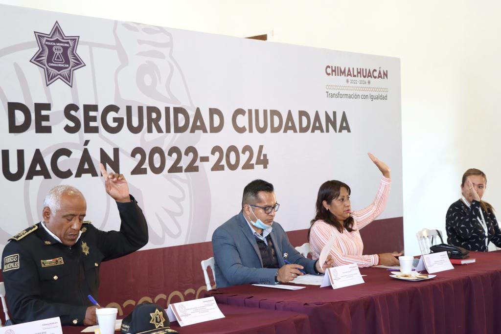 1668029300 824 CONSEJO MUNICIPAL DE SEGURIDAD DE CHIMALHUACAN ACUERDA DIFUSION DE OFICIALIAS