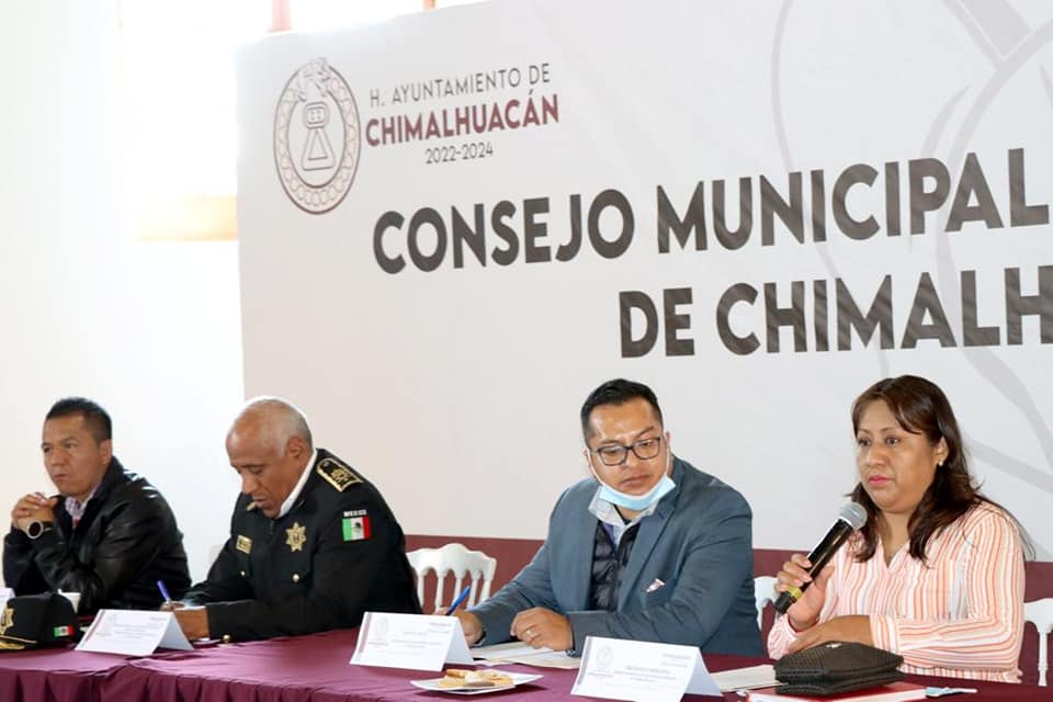 1668029308 CONSEJO MUNICIPAL DE SEGURIDAD DE CHIMALHUACAN ACUERDA DIFUSION DE OFICIALIAS