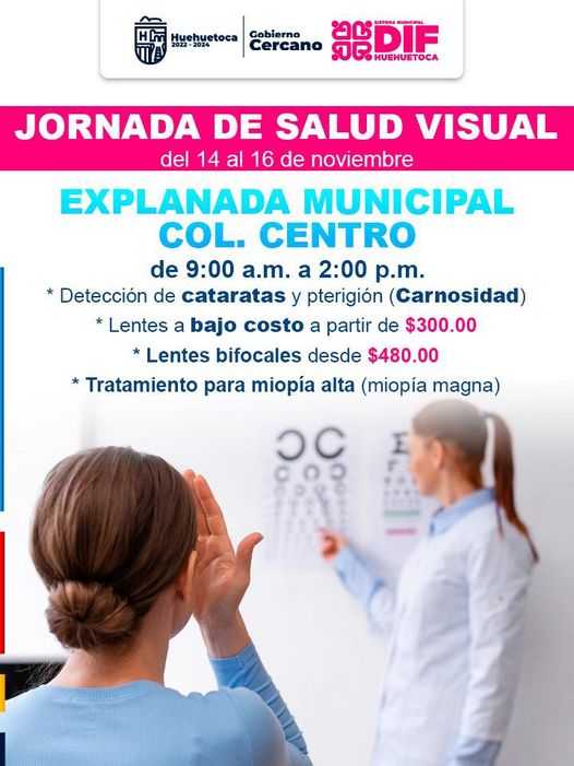 1668109812 Jornada de Salud Visual Te invitamos a la Jornada