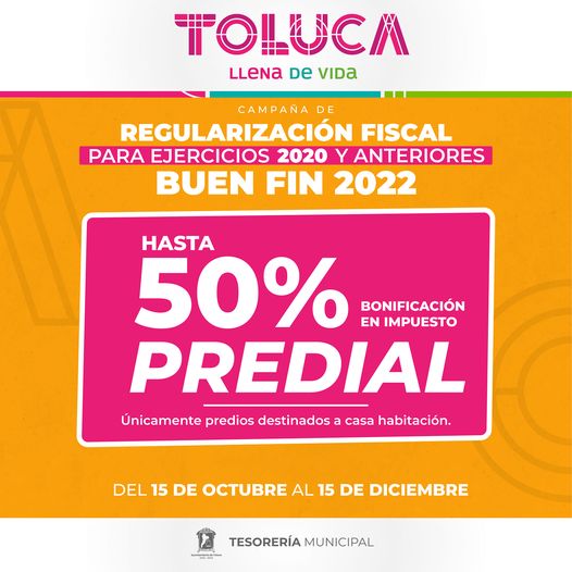 1668175402 ATENCION Ya comenzo nuestra Campana de Regularizacion Fiscal BuenFin2022