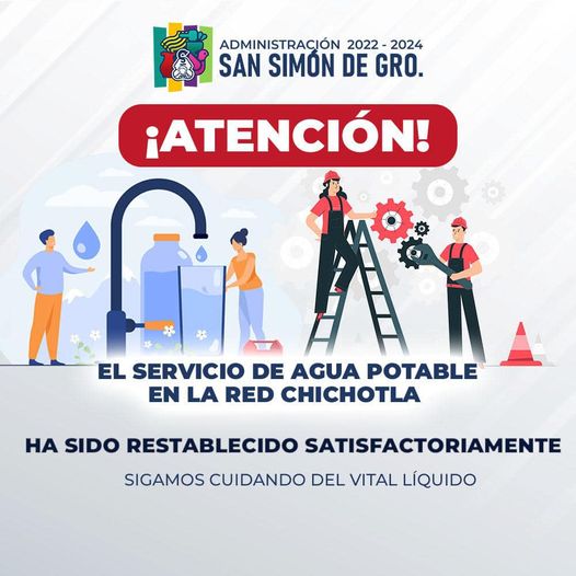 1668255457 Les informamos que el servicio de agua potable ya esta