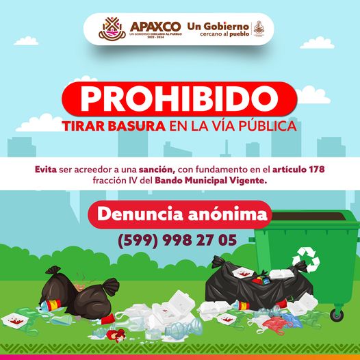 1668360803 PROHIBIDO TIRAR BASURA EN LA VIA PUBLICA