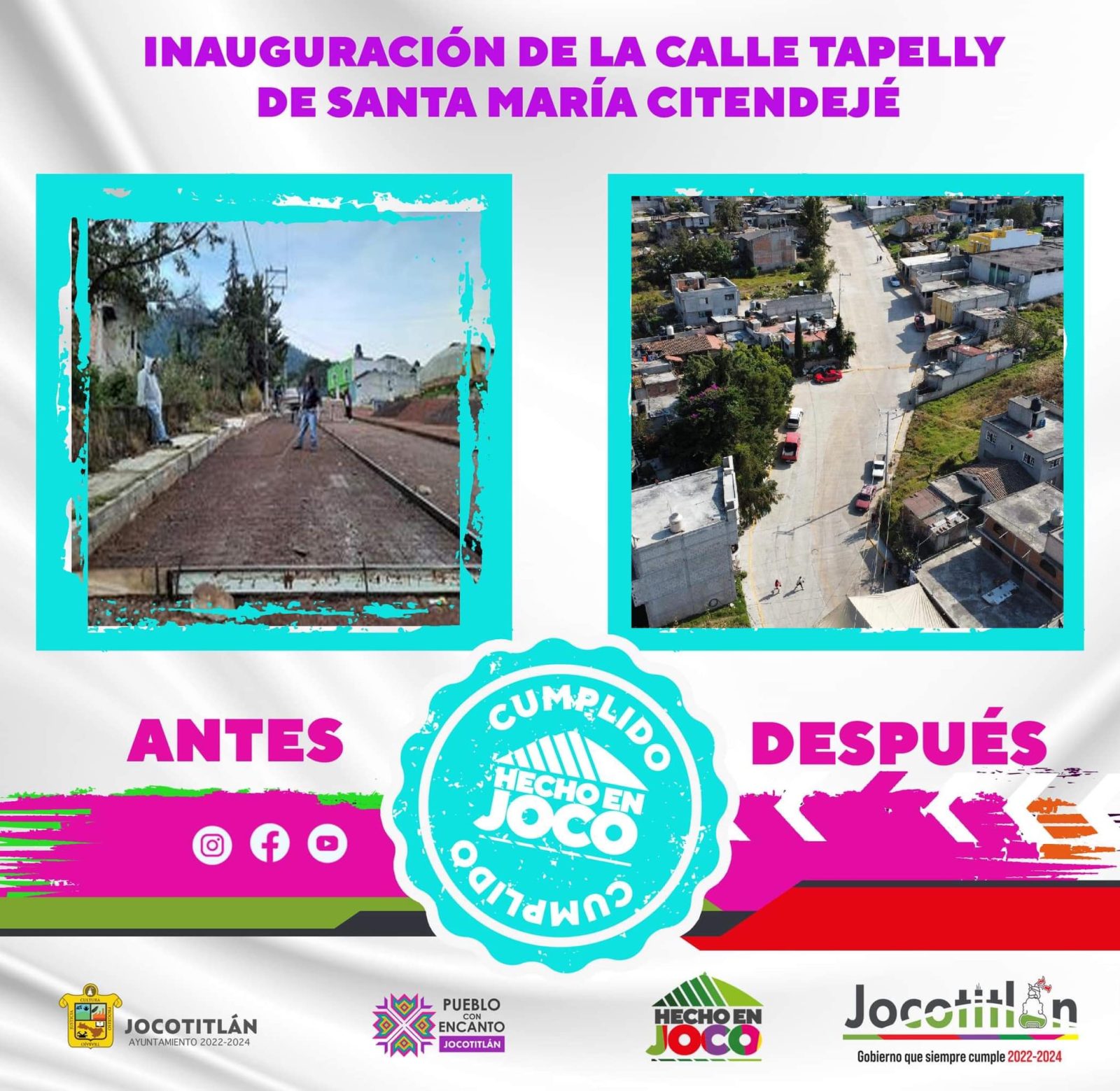 1668434182 INAUGURACION DE LA CALLE TAPELLY DE CITENDEJE