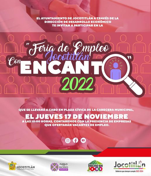 1668449776 Los invitamos a que asistan a la feria del empleo